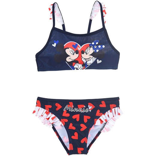 Disney Minnie Mouse Bikini &quot;Minnie&quot; w kolorze granatowo-czerwonym ze sklepu Limango Polska w kategorii Stroje kąpielowe - zdjęcie 179734812