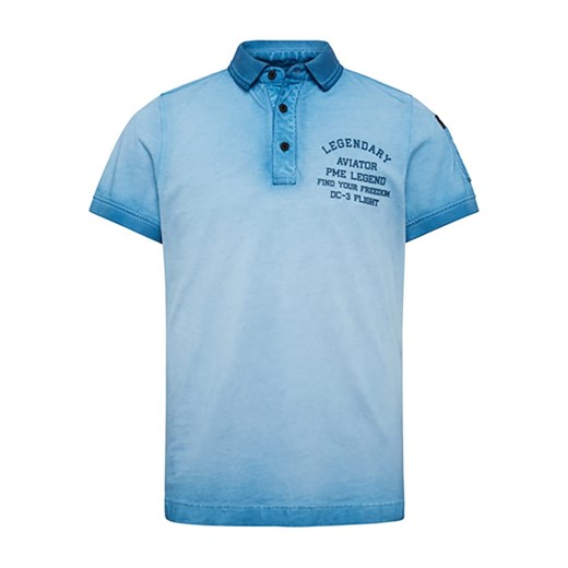 PME Legend Koszulka polo w kolorze błękitnym ze sklepu Limango Polska w kategorii T-shirty męskie - zdjęcie 179734862