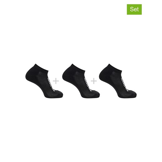 SALOMON Skarpety funkcyjne (3 pary) &quot;Everyday Low&quot; w kolorze czarnym ze sklepu Limango Polska w kategorii Skarpetki męskie - zdjęcie 179734983