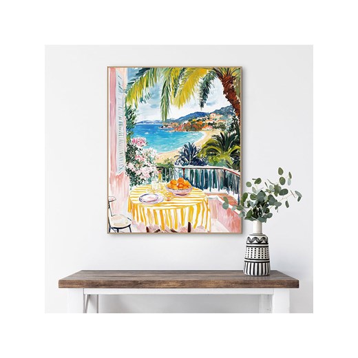 Orangewallz Druk artystyczny "Vacation Bay" w ramce - id: 16915398 - marki Orangewallz - 179736654 Orangewallz Druk artystyczny "Vacation Bay" w ramce ze sklepu Limango Polska w kategorii Obrazy - zdjęcie 179736654