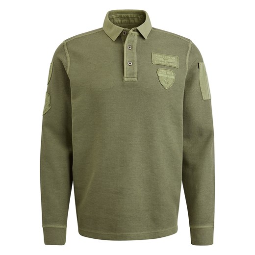 PME Legend Koszulka polo w kolorze khaki ze sklepu Limango Polska w kategorii T-shirty męskie - zdjęcie 179736830