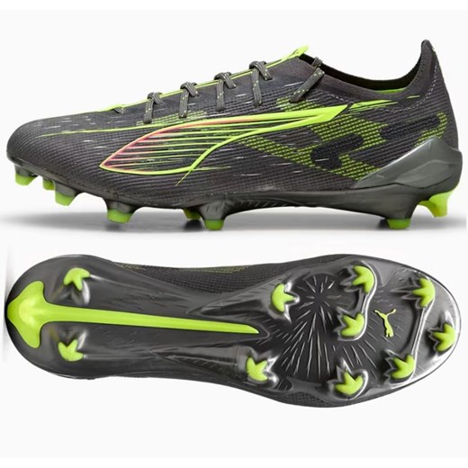 Buty piłkarskie Puma Ultra 5 Ultimate Fg 108159-03 szare ze sklepu ButyModne.pl w kategorii Buty sportowe męskie - zdjęcie 179738630