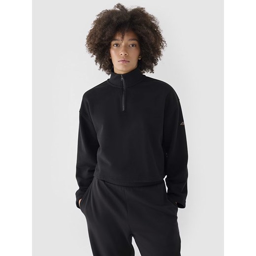 4F Bluza w kolorze czarnym ze sklepu Limango Polska w kategorii Bluzy damskie - zdjęcie 179739553