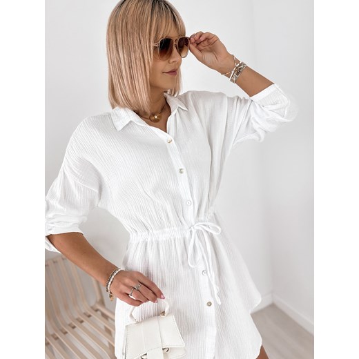 Sukienka z kołnierzykiem koszulowa casual mini