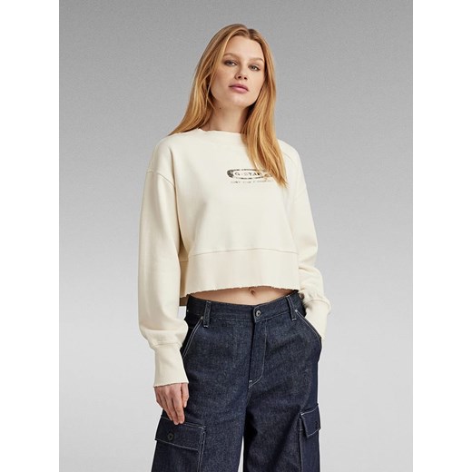 G-Star Bluza w kolorze kremowym ze sklepu Limango Polska w kategorii Bluzy damskie - zdjęcie 179740394