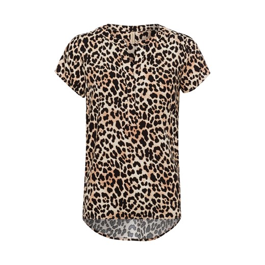 soyaconcept® Bluzka damska z krótkim rękawem - Sc-Pietta 1 Kobiety wiskoza beżowy wzorzysty ze sklepu vangraaf w kategorii Bluzki damskie - zdjęcie 179742021