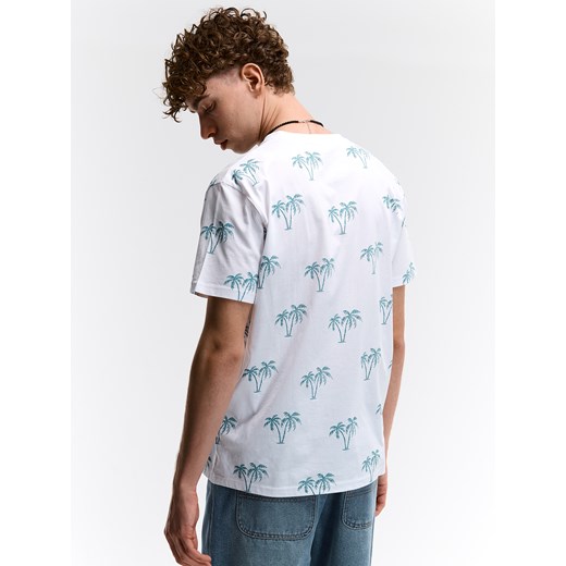 T-shirt męski Gate biały 