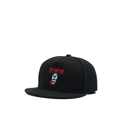 Cropp - Czarna czapka snapback Venom - czarny ze sklepu Cropp w kategorii Czapki z daszkiem męskie - zdjęcie 179742482
