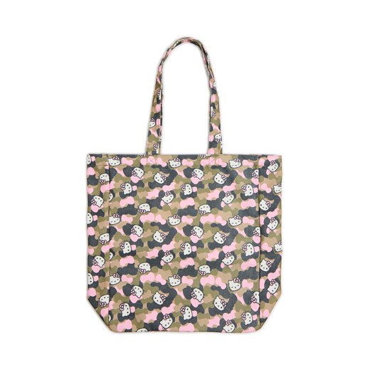 Cropp - Torba shopper Hello Kitty - zielony ze sklepu Cropp w kategorii Torby Shopper bag - zdjęcie 179746534