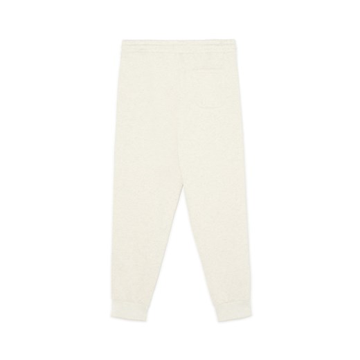 Cropp - Melanżowe kremowe spodnie z nadrukiem - kremowy Cropp S Cropp