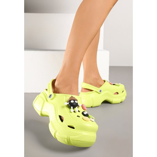 Renee klapki damskie na lato na platformie bez zapięcia casual 