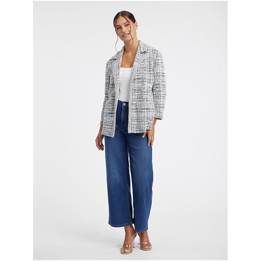 orsay Blezer w kolorze biało-niebieskim 34 okazyjna cena Limango Polska