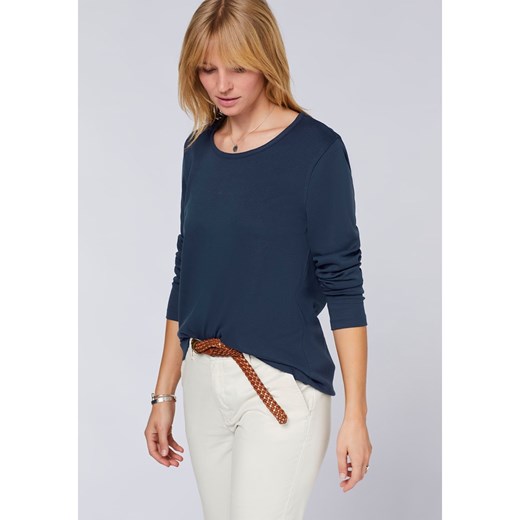 Bluzka damska Polo Sylt z okrągłym dekoltem z długim rękawem 