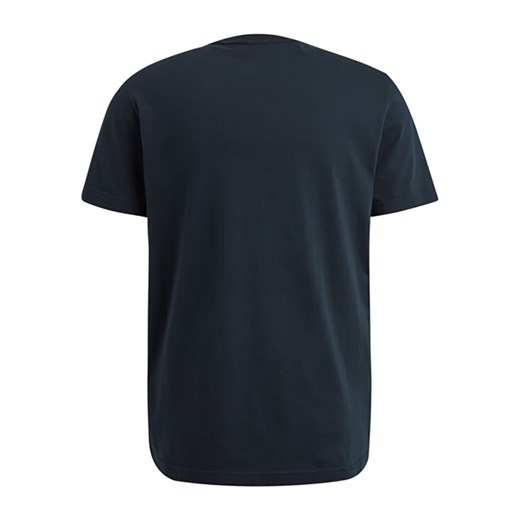 T-shirt męski niebieski Pme Legend z krótkimi rękawami z napisami
