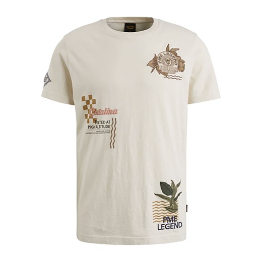 T-shirt męski Pme Legend z krótkimi rękawami w nadruki