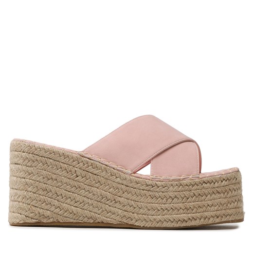 Espadryle DeeZee Q8745-6 Różowy ze sklepu eobuwie.pl w kategorii Klapki damskie - zdjęcie 179750010