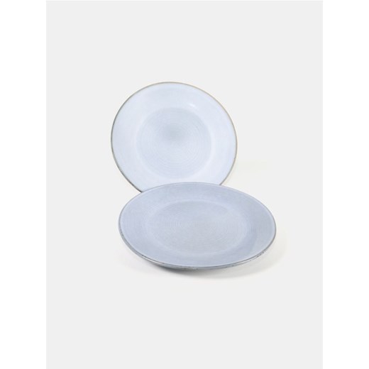 Sinsay - Talerz 2 pack - błękitny ze sklepu Sinsay w kategorii Talerze - zdjęcie 179753013