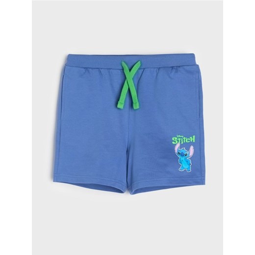 Sinsay - Szorty Stitch - niebieski Sinsay 98 Sinsay