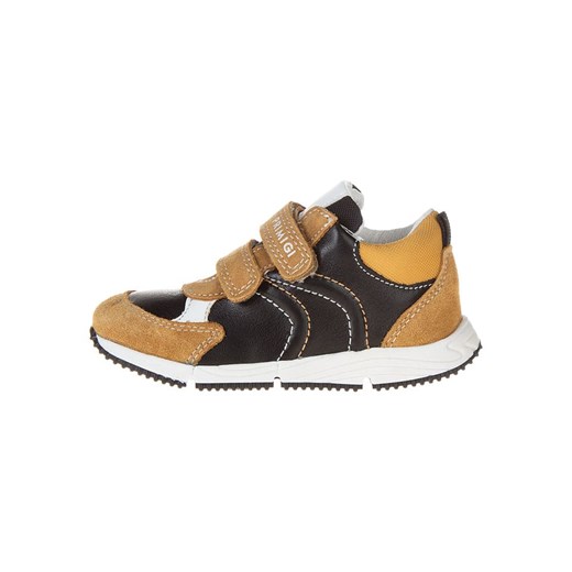 Primigi Skórzane sneakersy &quot;Flipper&quot; w kolorze brązowym ze sklepu Limango Polska w kategorii Buty sportowe dziecięce - zdjęcie 179756804