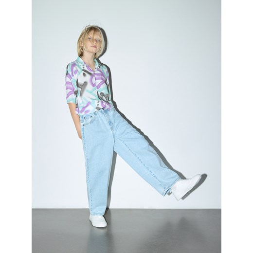 Reserved - Jeansy relaxed fit - niebieski Reserved 122 (6-7 lat) Reserved