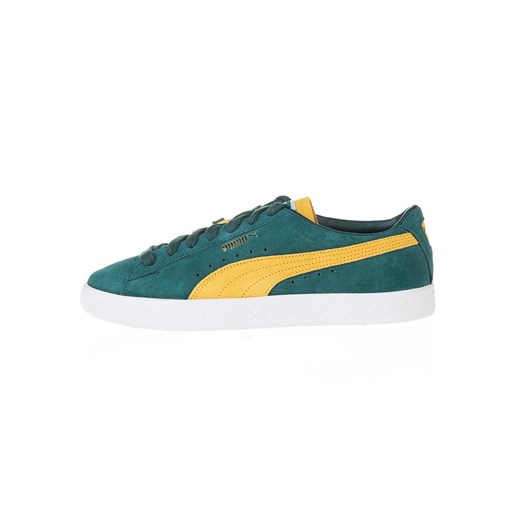 Puma Skórzane sneakersy &quot;VTG Teams&quot; w kolorze fioletowo-zielonym ze sklepu Limango Polska w kategorii Trampki męskie - zdjęcie 179758052