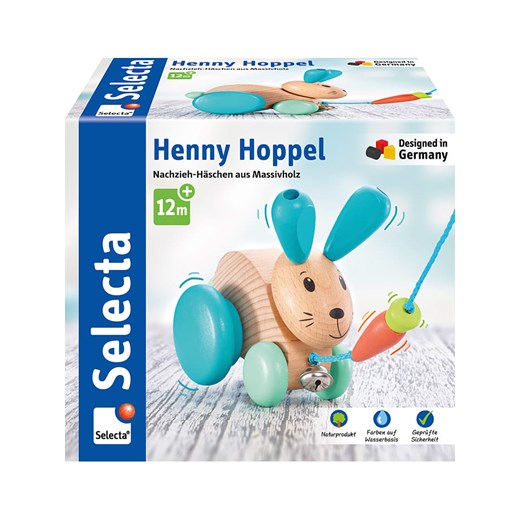 Selecta Zabawka &quot;Henny Hoppel&quot; do ciągnięcia - 12 m+ ze sklepu Limango Polska w kategorii Zabawki - zdjęcie 179758073