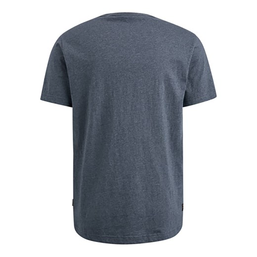 T-shirt męski Pme Legend niebieski na wiosnę bawełniany z krótkimi rękawami