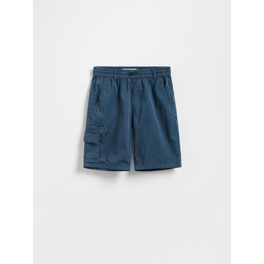Reserved - Bawełniane szorty - granatowy Reserved 134 (8 lat) Reserved