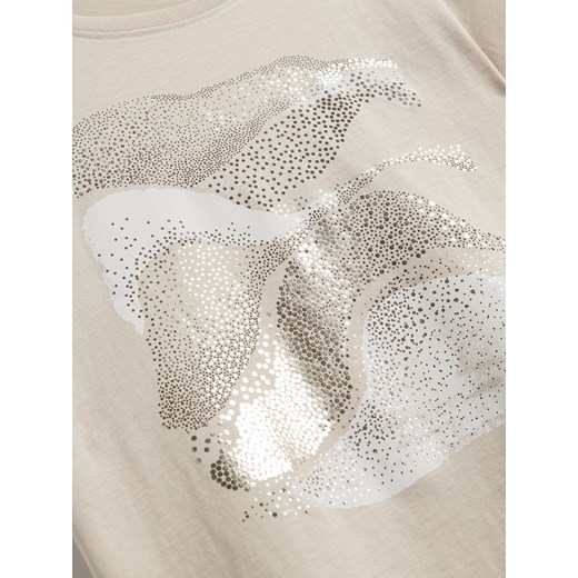 Bluzka damska Reserved z okrągłym dekoltem na wiosnę 