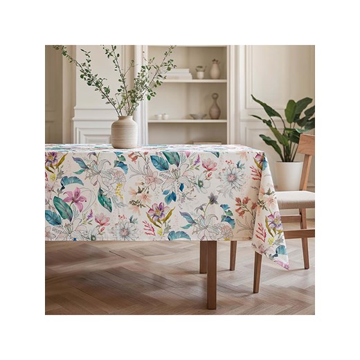 Mint Rugs Obrus &quot;Aina&quot; w kolorze biało-jasnoróżowo-turkusowym ze sklepu Limango Polska w kategorii Obrusy i bieżniki - zdjęcie 179760164