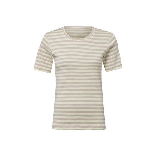 brookshire T-shirt damski Kobiety Bawełna piaskowy w paski ze sklepu vangraaf w kategorii Bluzki damskie - zdjęcie 179762992