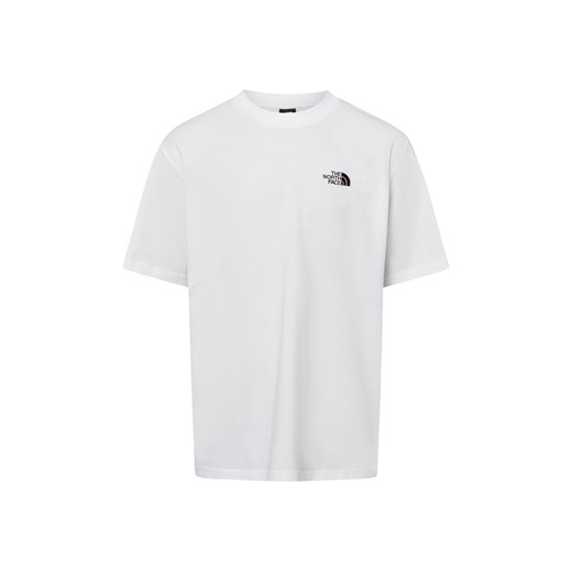 The North Face Koszulka męska Mężczyźni Bawełna biały jednolity ze sklepu vangraaf w kategorii T-shirty męskie - zdjęcie 179763022