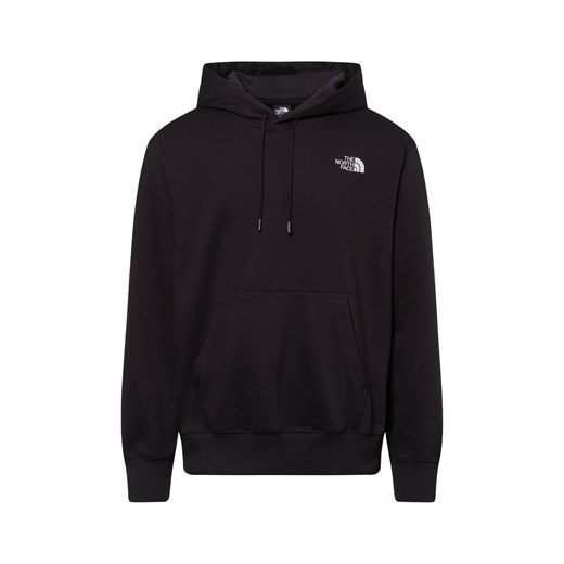 The North Face Bluza męska z kapturem - Essential Relaxed Mężczyźni Bawełna czarny jednolity ze sklepu vangraaf w kategorii Bluzy męskie - zdjęcie 179763030