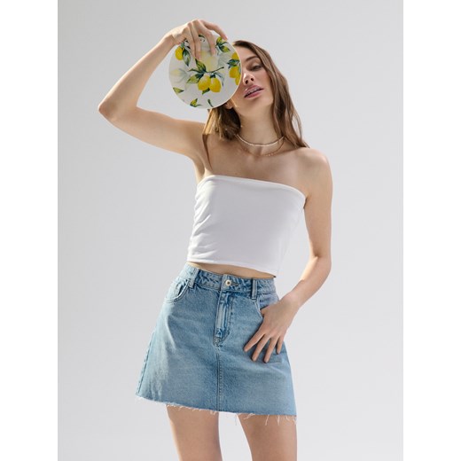 Spódnica Sinsay mini niebieska 