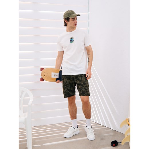 Sinsay - Szorty jogger - zielony Sinsay 30 Sinsay