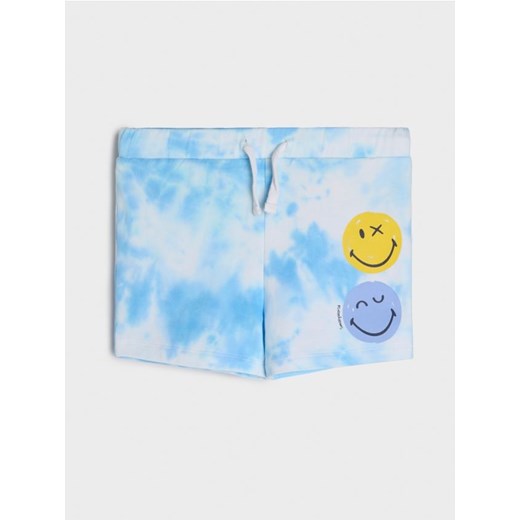Sinsay - Szorty tie-dye SmileyWorld® - wielobarwny ze sklepu Sinsay w kategorii Spodenki dziewczęce - zdjęcie 179765270