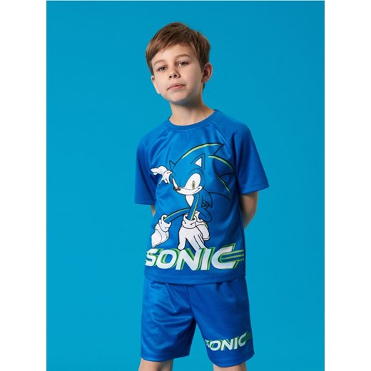 Sinsay - Komplet dzianinowy Sonic The Hedgehog - niebieski ze sklepu Sinsay w kategorii Komplety chłopięce - zdjęcie 179765334