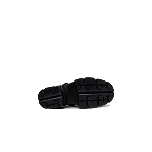 Botki New Rock sznurowane na obcasie 