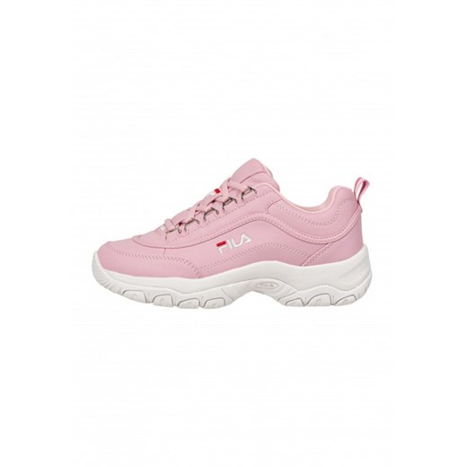 Damskie sneakersy FILA STRADA LOW WMN - różowe ze sklepu Sportstylestory.com w kategorii Buty sportowe damskie - zdjęcie 179765782