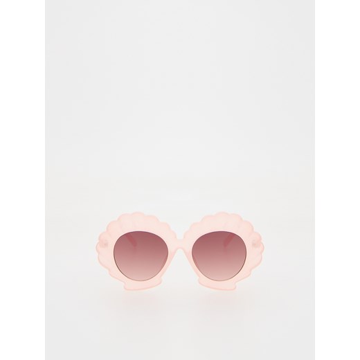 Reserved - Okulary przeciwsłoneczne z oprawką w kształcie muszelki - różowy ze sklepu Reserved w kategorii Okulary przeciwsłoneczne dziecięce - zdjęcie 179769004