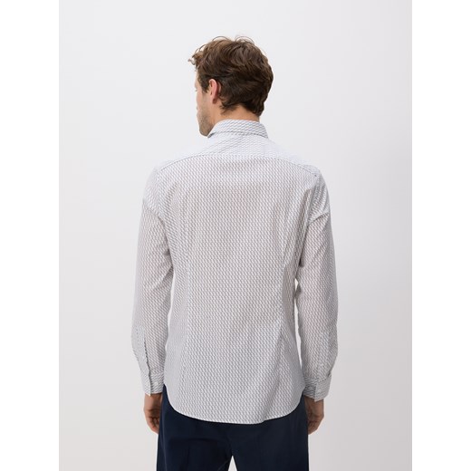 Reserved - Bawełniana koszula slim fit - jasnoniebieski Reserved XS Reserved