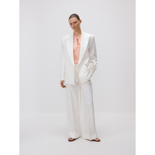 Reserved - Top z wiązaniem - pastelowy róż Reserved M Reserved