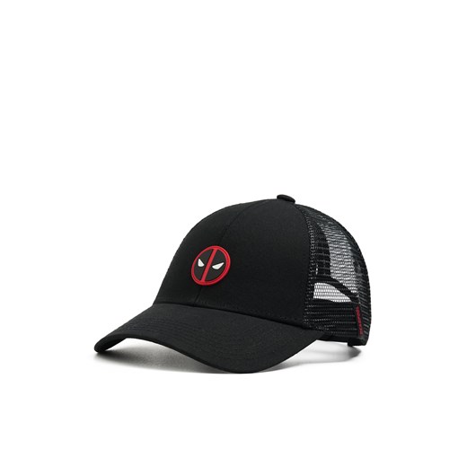 Cropp - Czarna czapka z daszkiem Deadpool - czarny ze sklepu Cropp w kategorii Czapki z daszkiem męskie - zdjęcie 179770381