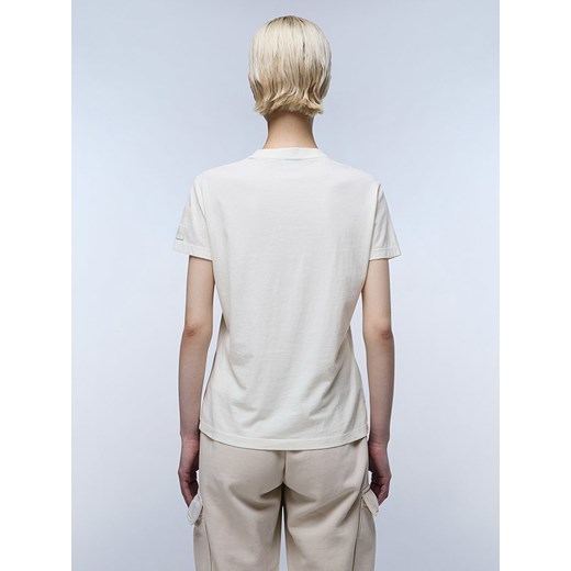 Napapijri Koszulka &quot;Castor&quot; w kolorze kremowym Napapijri L okazyjna cena Limango Polska