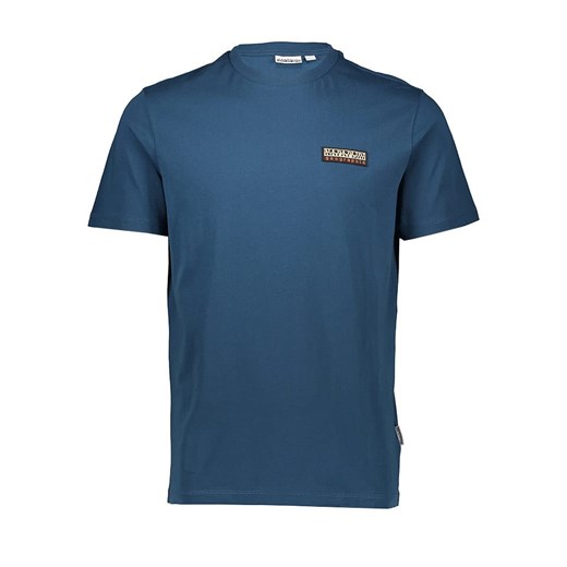 Napapijri Koszulka w kolorze granatowym ze sklepu Limango Polska w kategorii T-shirty męskie - zdjęcie 179774052