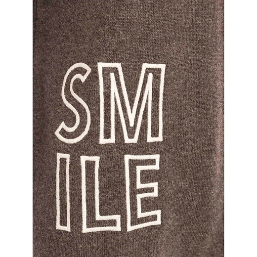 Zwillingsherz Sweter "Smile" w kolorze brązowym Zwillingsherz L okazja Limango Polska