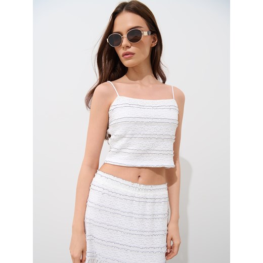 Mohito - Krótki top - biały Mohito L Mohito