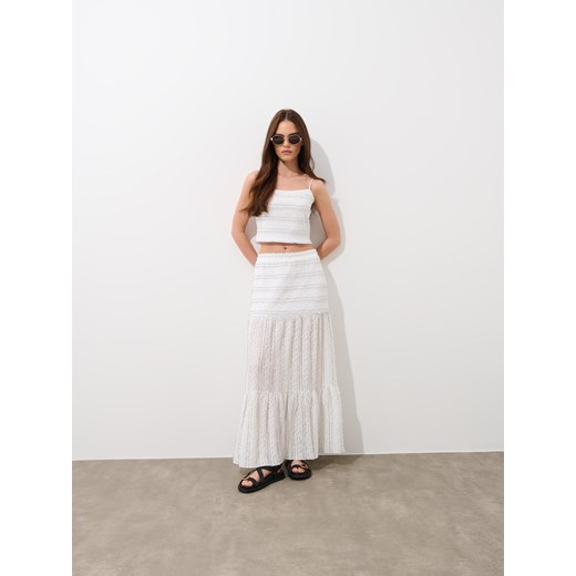 Mohito - Krótki top - biały Mohito S Mohito