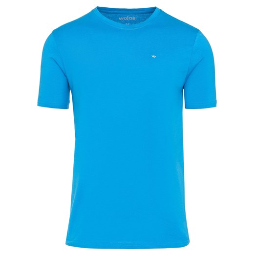 Wojas Bawełniana Koszulka Męska W Kolorze Niebieskim ze sklepu Wojas w kategorii T-shirty męskie - zdjęcie 179775534