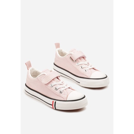 Różowe Klasyczne Trampki z Niską Cholewką Ifforisa 34 born2be.pl okazja